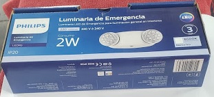 LUMINARIA DE EMERGENCIA LEDR5 2W IK02 IP20 200LM PHILIPS