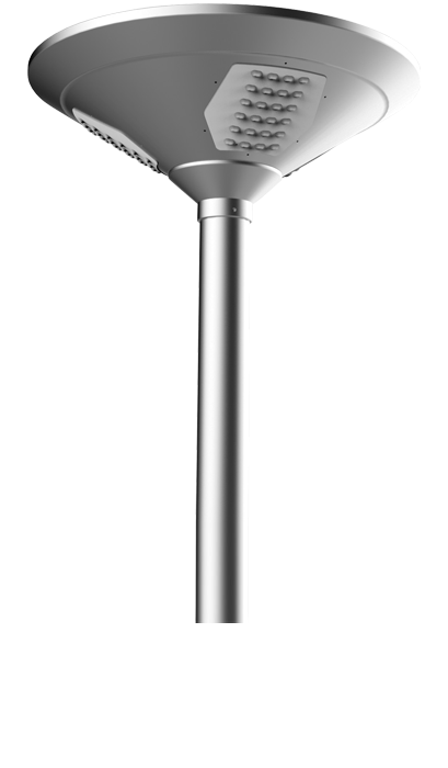 Farola Solar 30w 6500k IP65 2000lm 50,000hrs Autonomía 12hrs OSLER