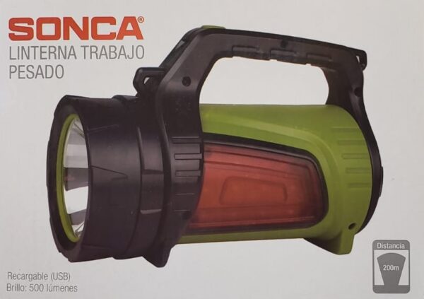 LINTERNAS RECARGABLE LED SR-420 SONCA